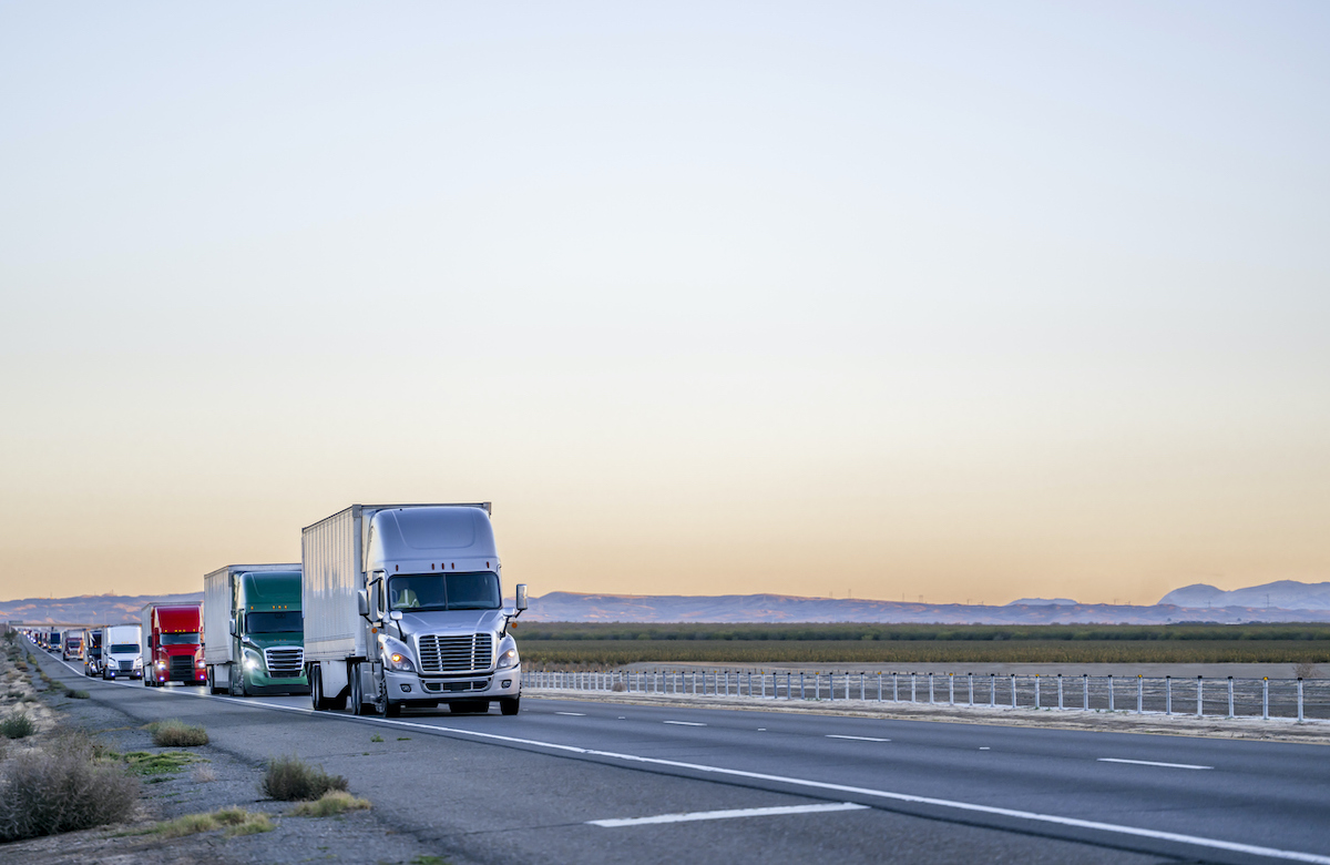 Fleet of trucks istock  vitpho  1458968151