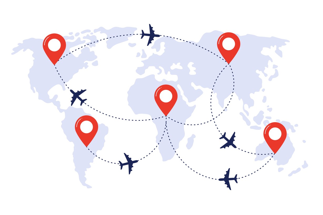 Product tracing digital international routes flight path istock grafiklab 2168112854